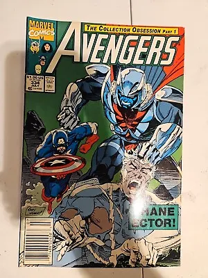 Buy Avengers #334 Marvel 1991  Inhumans Black Widow Vision Captain America Newstand  • 2.76£