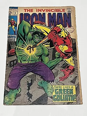 Buy IRON MAN #9 (1968) - Hulk • 12£