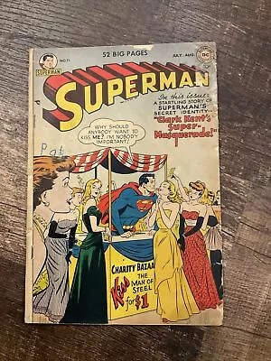 Buy Superman #71 GD 2.0 1951 • 139.01£