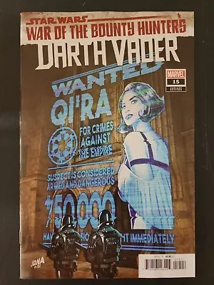 Buy Star Wars Darth Vader #15 Marvel 2021 Qi'ra Wanted Poster Variant NM+ • 3.57£