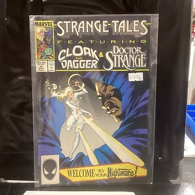 Buy Strange Tales Featuring Cloak And Dagger & Doctor Strange #4 (Jul 1987, Marvel) • 7.50£