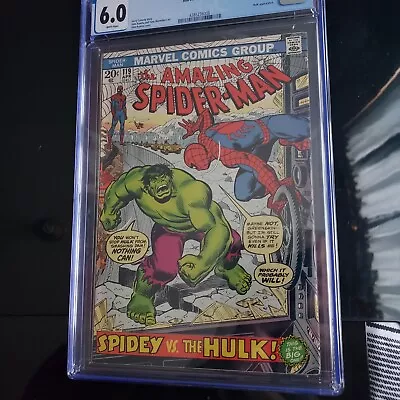 Buy AMAZING SPIDER-MAN #119 April 1973 CGC 6.0 Hulk Battle KEY ISSUE • 94.87£
