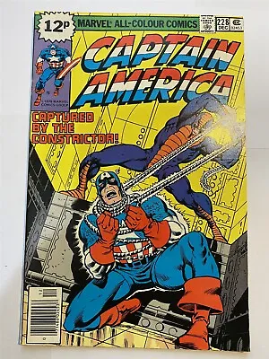Buy CAPTAIN AMERICA #228 Marvel Comics 1978 UK Price VF/NM • 3.95£