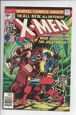 Buy Uncanny X-Men #102 VF (8.0) 1976 - ✖️Colossus Vs Juggernaut Battle Cover✖️ • 79.95£