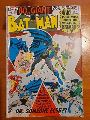 Buy Batman #208 Feb 1969 VGC- 3.5 Poison Ivy, Batgirl, Catwoman • 27£