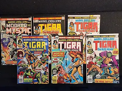 Buy Marvel Chillers #2, 3, 4, 5, 6, 7 (Marvel Comics 1976) F+ TIGRA Bernie Wrightson • 59.92£
