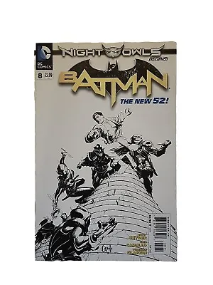 Buy Batman #8 2012 Exclusive 1:200 Black And White Cover Dc Comics • 67.01£
