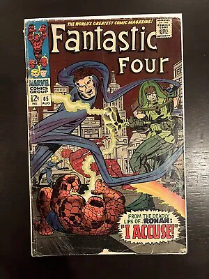 Buy Fantastic Four #65 Comic Book 1st Him | Marvel 1967 | 1st Print VG 1st Ronan • 31.98£