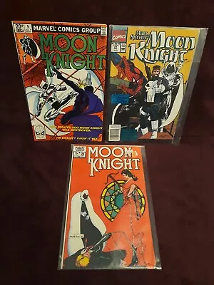 Buy 3 Moon Knight Comic #9, #21 & #24 - Marvel Bundle - Job Lot - Classic Original • 20£