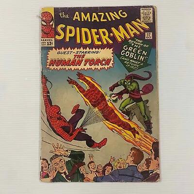 Buy Amazing Spider-Man #17 1964 Poor Cent Copy **Cover Competely Detatched** • 170£