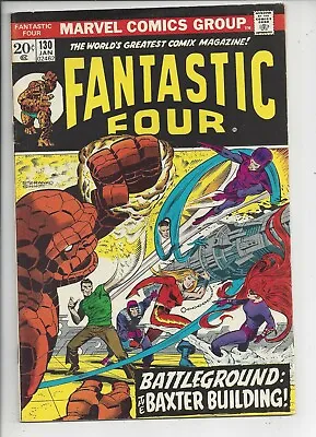 Buy Fantastic Four #130 F+ (6.5) 1973 2nd Appearance Of Thundra!!! Frightful Four! • 24.13£