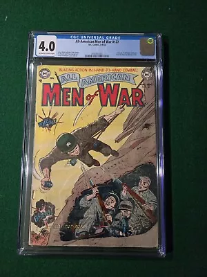 Buy ALL-AMERICAN MEN OF WAR #127 (#1) CGC 4.0 (1952) OW/W Pages 1st Issue • 478.91£