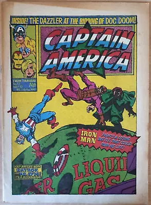 Buy Captain America #12 Marvel Comics UK 1981 Dazzler, Thor, Iron Man • 4£