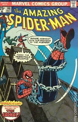 Buy Amazing Spider-Man #148 VG+ 4.5 1975 Stock Image • 14.60£