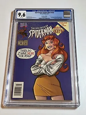 Buy 1995 Spectacular Spider-man #220 Buscema & Sienkiewicz Newsstand Variant Cgc 9.6 • 52.23£