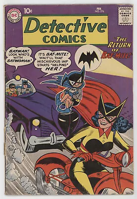 Buy Batman Detective Comics 276 DC 1960 GD VG 2nd Bat-Mite Batwoman Robin GGA • 86.97£
