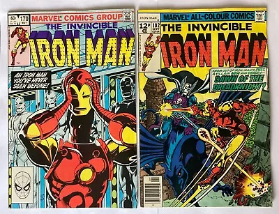 Buy Marvel  Invincible IRON MAN # 170 VF 1983 1st Jim Rhodes As Iron Man+ #102 1977  • 35£