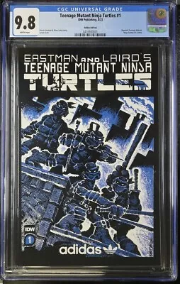 Buy Teenage Mutant Ninja Turtles #1 8/23 IDW Publishing Adidas Edition CGC 9.8 2024 • 632.49£