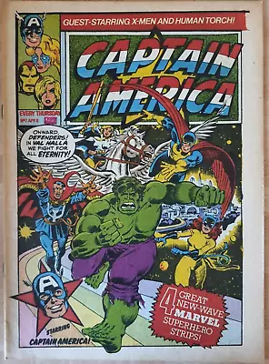 Buy Captain America #7 Marvel Comics UK 1981 Dazzler, Thor, Iron Man • 4£