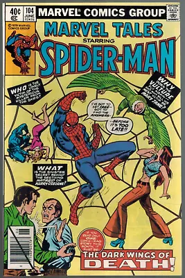Buy Marvel Tales 104 Vs The Vulture!  (rep Amazing Spider-Man 127)  1979  VF+ • 7.87£