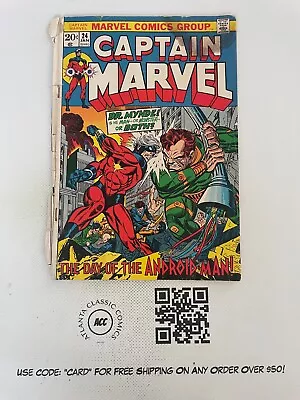 Buy Captain Marvel # 24 GD Comic Boook Avengers Kree Skrull Hulk Thor X-Men 1 J225 • 23.98£