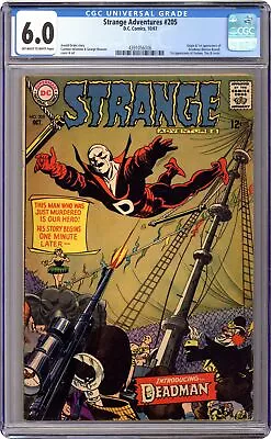 Buy Strange Adventures #205 CGC 6.0 1967 4391056006 1st App. Deadman • 463.72£