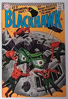 Buy Blackhawk #226 (dc 1966) Silver Age Est~vg-(3.5) Secret Monster Of Blackhawk Isl • 4.02£