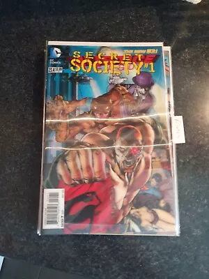 Buy Secret Society 1/Justice League 23.4 Vfn Lenticular Cover • 0.99£
