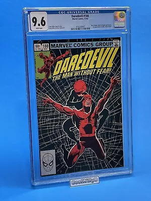 Buy Daredevil #188 CGC 9.6! Black Widow, Kingpin! 1st App. Stone, Claw & Shaft! 🔑 • 67.20£