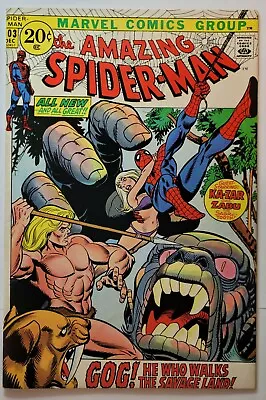 Buy Amazing Spider-Man 103 (1971) Gil Kane Cover Artist Roy Thomas Story Ka-zar Zabu • 94.64£