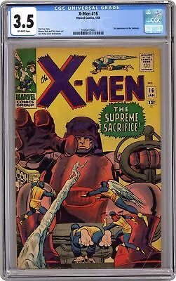 Buy Uncanny X-Men #16 CGC 3.5 1966 3706415002 • 147.91£