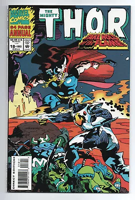 Buy The Mighty Thor Annual #18 (1993) VFNM 1st Female Loki • 10.33£