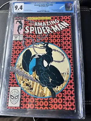 Buy Amazing Spider-man #300 Cgc Graded 9.4 Marvel Comics 1988 First Venom • 580.44£