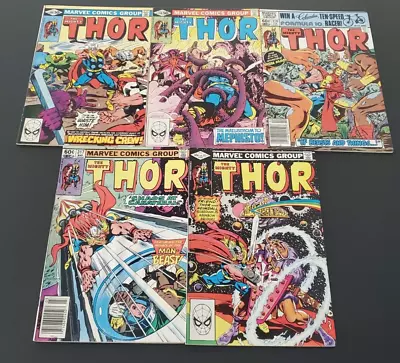 Buy Thor #304 310 316 317 322 (1981-82) Vs Wrecking Crew Mephisto Iron Man Balder  • 9.48£