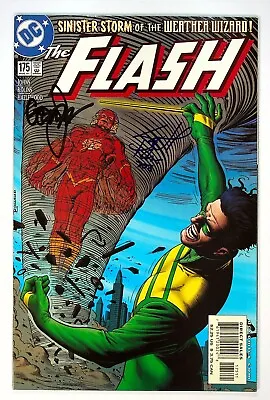 Buy Flash #175 Signed By Scott Kolins Geoff Johns DC Comic 2001 • 16.21£