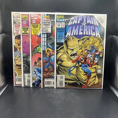 Buy CAPTAIN AMERICA 5 Book Lot Issue #’s 433 434 435 436 & 437 (1995) (B56)(17) • 15.88£