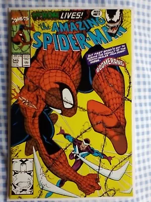 Buy Amazing Spider-Man 345 (1991) Venom App. Full App Of Cletus Kasady, [6.0] • 17.99£