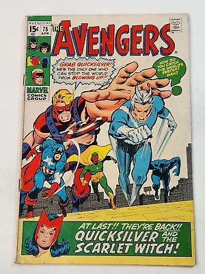 Buy Avengers 75 1st App Akron Marvel Comics Early Bronze Age 1970 • 27.98£