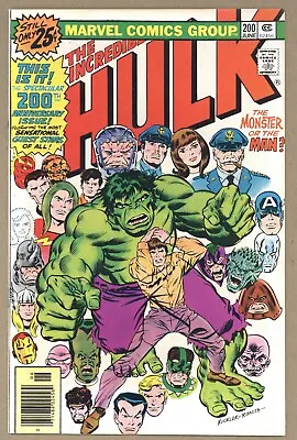 Buy Incredible Hulk 200 VF+ Microscopic Brain Adventures With Doc Samson! 1976 V413 • 22.07£