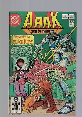 Buy DC Comics  Arak Son Of Thunder No 8 April 1982 60c USA • 4.24£
