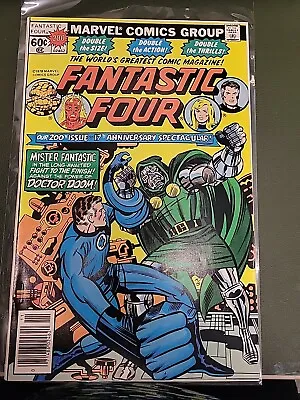Buy Fantastic Four #200 VG/FN (1978) 🔑 KEY: Jack Kirby Dr Doom Cover - Newsstand • 19.77£