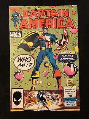 Buy Captain America 307 8.0 8.5 Marvel 1985 1st Madcap Kl • 8.10£