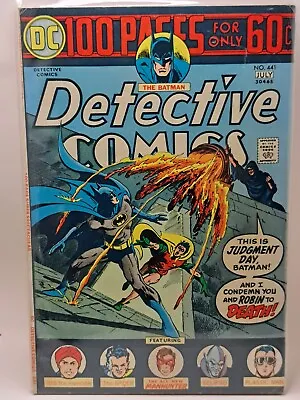 Buy DETECTIVE COMICS 441 1st APPEARANCE Of Harvey BULLOCK 1974 DC COMICS GOTHAM VG F • 13.90£