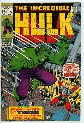 Buy Incredible Hulk #127 7.0 // Mogol Appearance Marvel Comic 1970 • 33.11£