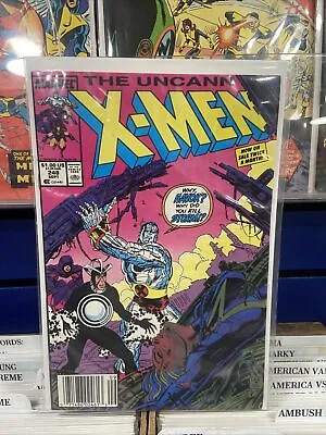 Buy Uncanny X-Men #248 Vol. 1 1st Artwork On X-Men By Jim Lee Marvel Comics '89 VF • 9.49£