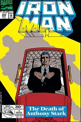 Buy Iron Man #284 - Marvel Comics - 1992 - 1st App. Rhodey As War Machine • 12.95£