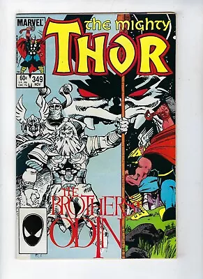 Buy Thor # 349 Origin Of Odinforce Walter Simonson Story/art Nov 1984 VF+ • 4.95£