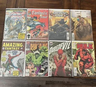 Buy Marvel Key Comic Lot. (Amazing Fantasy 15, Hulk, Daredevil, Fantastic Four, Etc) • 31.97£