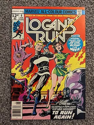 Buy Logan's Run 6. Marvel 1977. 1st Solo Thanos Story • 15£