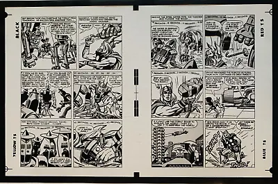 Buy Production Art JOURNEY INTO MYSTERY #86, Pages #10 & 11, JACK KIRBY Art, 11x17 • 58£